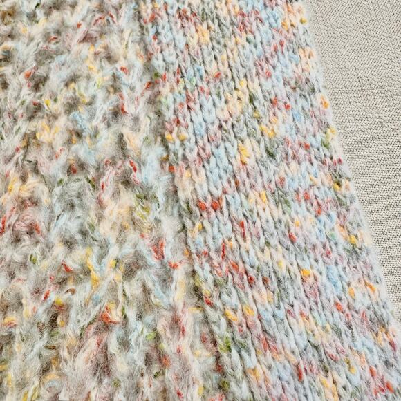 BB Dakota Golden Hour Confetti Cardigan Size Small Semi Cropped - Picture 6 of 15